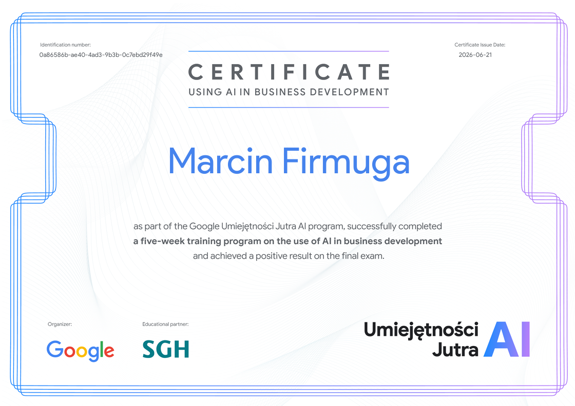 Google certificate