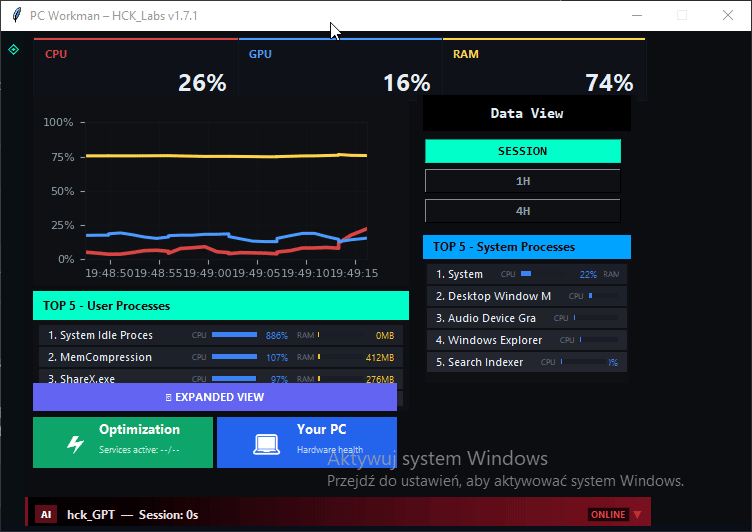 PC_Workman Minimalistic View Mode – kompaktowy monitor