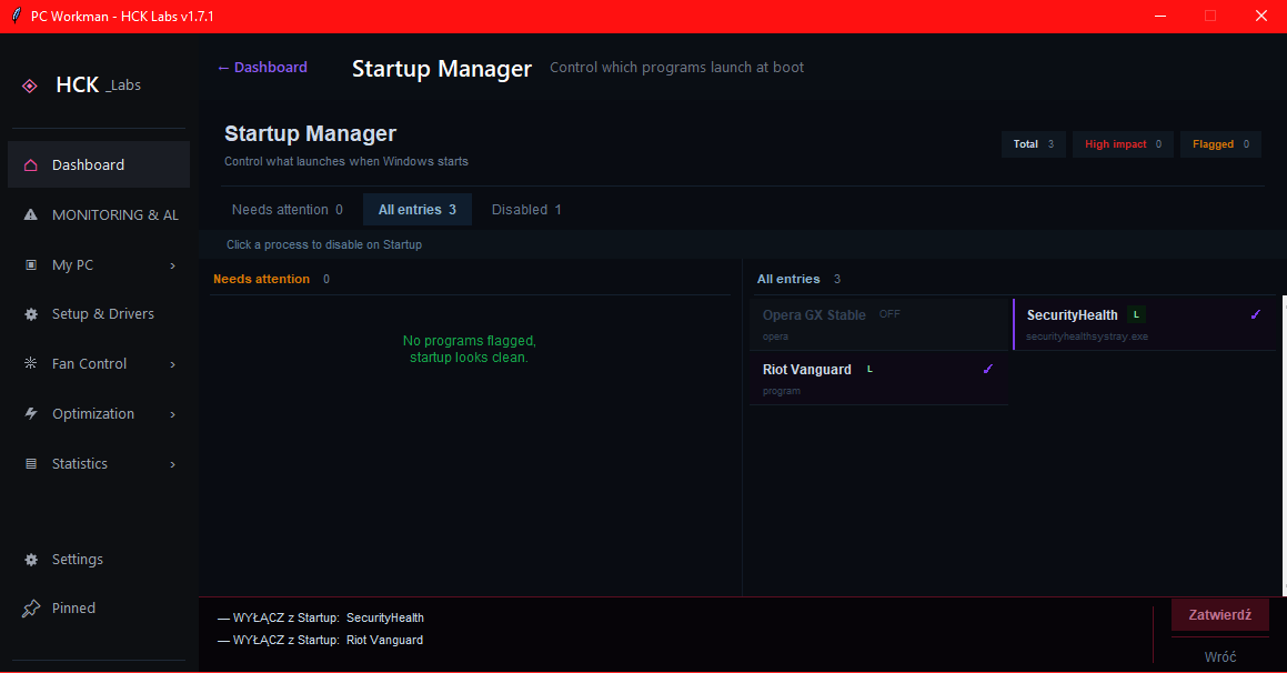 Startup Manager – zarządzanie autostartem Windows